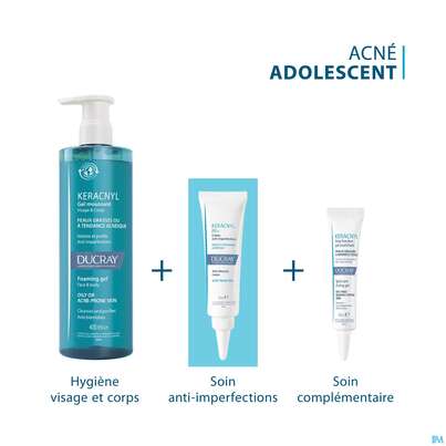 Sie sehen eine Packung Ducray Keracnyl Pp+ Creme Gegen Hautunreinheiten 30ml, Produktbild: 17 Ducray Keracnyl Pp+ Creme Gegen Hautunreinheiten 30ml, A-Nr.: 5564397 - 17