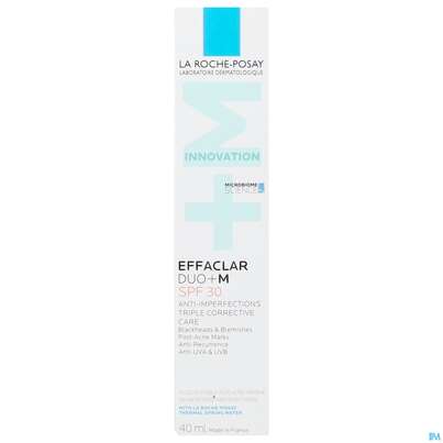 Sie sehen eine Packung La Roche Posay Akne/mischhaut Effaclar Duo+ Lsf30 40ml, Produktbild: 04 La Roche Posay Akne/mischhaut Effaclar Duo+ Lsf30 40ml, A-Nr.: 4064646 - 04