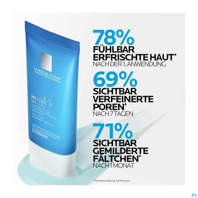 Sie sehen eine Packung La Roche Posay Hyalu B5 Gesicht Antifalten Light Gel Cream 40ml, Produktbild: 10 La Roche Posay Hyalu B5 Gesicht Antifalten Light Gel Cream 40ml, A-Nr.: 5976800 - 10