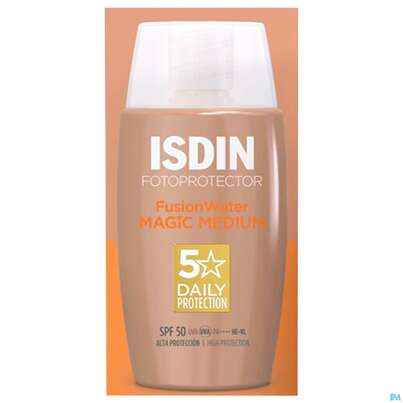 Sie sehen eine Packung Sonnenprodukte Isdin/fotoprotection Fusion Water Color Med Lsf 50 50ml, Produktbild: 04 Sonnenprodukte Isdin/fotoprotection Fusion Water Color Med Lsf 50 50ml, A-Nr.: 5570280 - 04