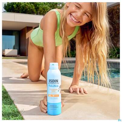 Sie sehen eine Packung Sonnenprodukte Isdin/fotoprotection Pediatrics Wet Skin Spray Lsf 50 250ml, Produktbild: 11 Sonnenprodukte Isdin/fotoprotection Pediatrics Wet Skin Spray Lsf 50 250ml, A-Nr.: 5570305 - 11
