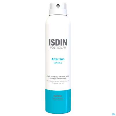 Sie sehen eine Packung Sonnenprodukte Isdin/post-solar After Sun Spray 200ml, Produktbild: 02 Sonnenprodukte Isdin/post-solar After Sun Spray 200ml, A-Nr.: 5570162 - 02