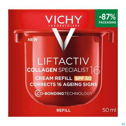 Sie sehen eine Packung Vichy Liftactiv Collagen/specialist 16 Lsf Nf 50ml, Produktbild: 03 Vichy Liftactiv Collagen/specialist 16 Lsf Nf 50ml, A-Nr.: 5939874 - 03