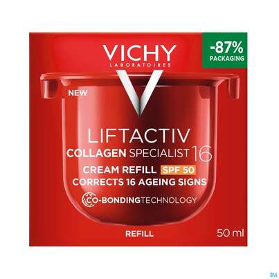 Sie sehen eine Packung Vichy Liftactiv Collagen/specialist 16 Lsf Nf 50ml, Produktbild: 04 Vichy Liftactiv Collagen/specialist 16 Lsf Nf 50ml, A-Nr.: 5939874 - 04