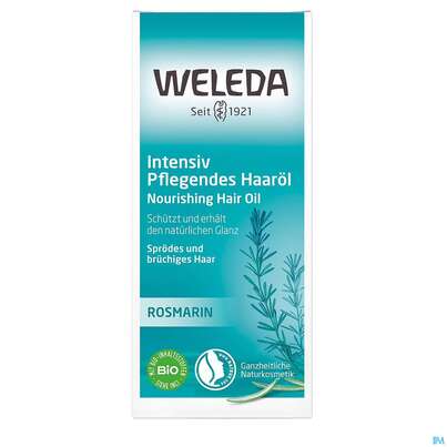 Sie sehen eine Packung Weleda Haaroel Intensiv Pflegend 50ml, Produktbild: 02 Weleda Haaroel Intensiv Pflegend 50ml, A-Nr.: 4115987 - 02