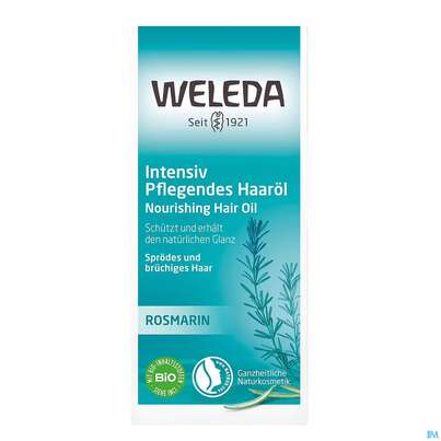 Sie sehen eine Packung Weleda Haaroel Intensiv Pflegend 50ml, Produktbild: 03 Weleda Haaroel Intensiv Pflegend 50ml, A-Nr.: 4115987 - 03
