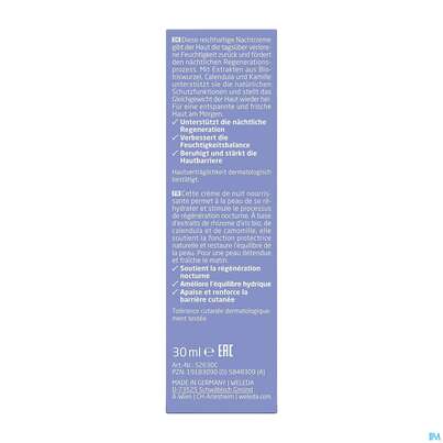 Sie sehen eine Packung Weleda Iris Nachtpflege 30ml, Produktbild: 03 Weleda Iris Nachtpflege 30ml, A-Nr.: 5848309 - 03