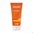 Sie sehen eine Packung Weleda Sport-frische Kick Duschgel Arnika 200ml, Produktbild: 03 Weleda Sport-frische Kick Duschgel Arnika 200ml, A-Nr.: 4269213 - 03
