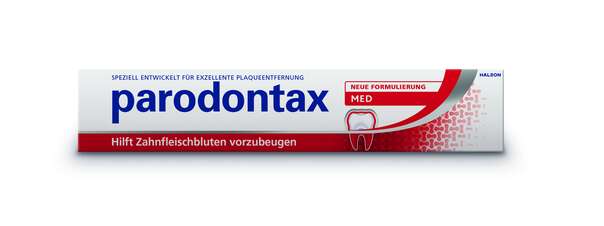 Sie sehen eine Packung Parodontax med 75 ml, Produktbild: 01 Parodontax med 75 ml, A-Nr.: 5843418 - 01