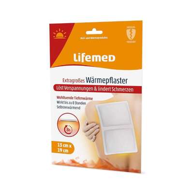 Sie sehen eine Packung Wärmepflaster XXL, Produktbild: 01 Wärmepflaster XXL, A-Nr.: 6124192 - 01