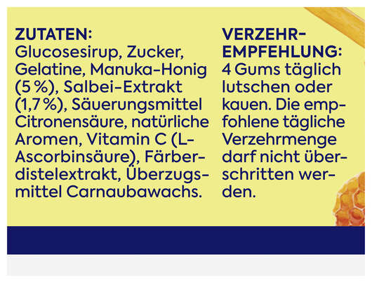 Sie sehen eine Packung Zirkulin Manuka Honig Gums 75G, Produktbild: 03 Zirkulin Manuka Honig Gums 75G, A-Nr.: 6142273 - 03