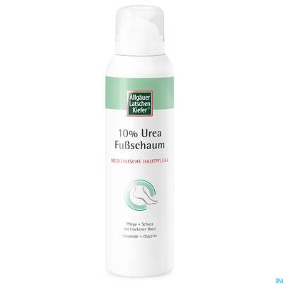 Sie sehen eine Packung Allgaeuer Latschenkiefer 10% Urea Fussschaum 150ml, Produktbild: 02 Allgaeuer Latschenkiefer 10% Urea Fussschaum 150ml, A-Nr.: 5883553 - 02