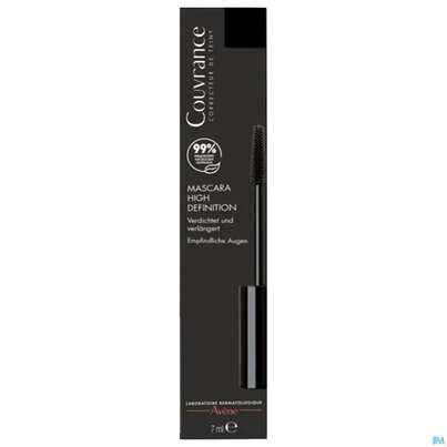 Sie sehen eine Packung Avene Couvrance Mascara Schwarz High Definition 7ml, Produktbild: 01 Avene Couvrance Mascara Schwarz High Definition 7ml, A-Nr.: 5843909 - 01