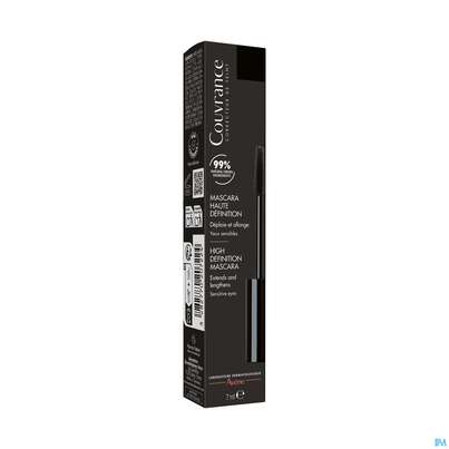 Sie sehen eine Packung Avene Couvrance Mascara Schwarz High Definition 7ml, Produktbild: 04 Avene Couvrance Mascara Schwarz High Definition 7ml, A-Nr.: 5843909 - 04