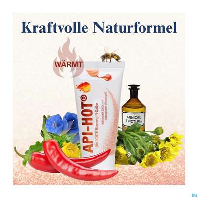 Sie sehen eine Packung Bienengift Salbe Echt Api Waermend 50ml, Produktbild: 02 Bienengift Salbe Echt Api Waermend 50ml, A-Nr.: 5849473 - 02