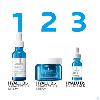Sie sehen eine Packung La Roche Posay Hyalu B5 Gesicht Antifalten Suract Serum 30ml, Produktbild: 03 La Roche Posay Hyalu B5 Gesicht Antifalten Suract Serum 30ml, A-Nr.: 5976697 - 03