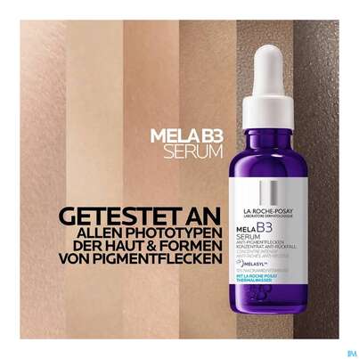 Sie sehen eine Packung La Roche Posay Mela B3 Serum Jumbo 50ml, Produktbild: 04 La Roche Posay Mela B3 Serum Jumbo 50ml, A-Nr.: 5957783 - 04