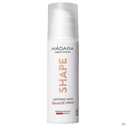 Sie sehen eine Packung Madara Shape Cellulite Cream Caffeine-mate 150ml, Produktbild: 06 Madara Shape Cellulite Cream Caffeine-mate 150ml, A-Nr.: 5437641 - 06