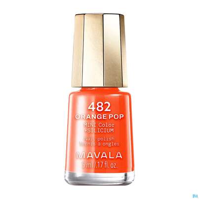 Sie sehen eine Packung Mavala Nagellack Pop Wave +si 482 Orange 5ml, Produktbild: 02 Mavala Nagellack Pop Wave +si 482 Orange 5ml, A-Nr.: 5969929 - 02