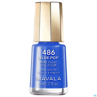 Sie sehen eine Packung Mavala Nagellack Pop Wave +si 486 Blue 5ml, Produktbild: 01 Mavala Nagellack Pop Wave +si 486 Blue 5ml, A-Nr.: 5969993 - 01