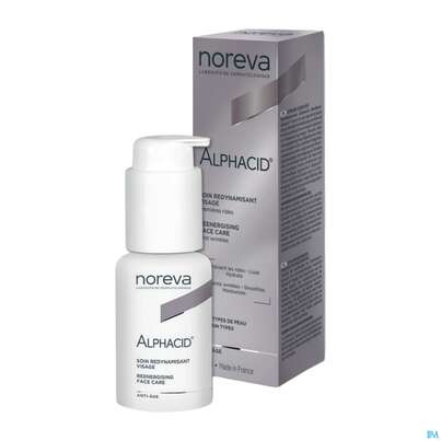 Sie sehen eine Packung Noreva Alphacid+ Creme 30ml, Produktbild: 01 Noreva Alphacid+ Creme 30ml, A-Nr.: 5960549 - 01