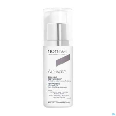 Sie sehen eine Packung Noreva Alphacid+ Creme 30ml, Produktbild: 03 Noreva Alphacid+ Creme 30ml, A-Nr.: 5960549 - 03
