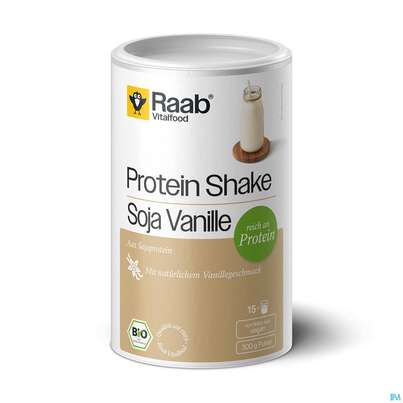 Sie sehen eine Packung Protein Pulver Bio Raab Shake Vanille 300g, Produktbild: 01 Protein Pulver Bio Raab Shake Vanille 300g, A-Nr.: 5871604 - 01