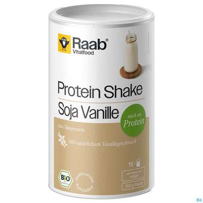 Sie sehen eine Packung Protein Pulver Bio Raab Shake Vanille 300g, Produktbild: 02 Protein Pulver Bio Raab Shake Vanille 300g, A-Nr.: 5871604 - 02