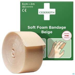 Schaumverband Fuer Cederroth-stationen Soft Hautfarben 6cmx 2m V 510 1st, A-Nr.: 5779347 - 01