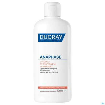 Sie sehen eine Packung Shampoon Ducray Anaphase Haarausfall Temporaer 400ml, Produktbild: 02 Shampoon Ducray Anaphase Haarausfall Temporaer 400ml, A-Nr.: 5961425 - 02
