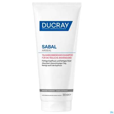 Sie sehen eine Packung Shampoon Ducray Sabal/argeal Talgabsorbierend 200ml, Produktbild: 02 Shampoon Ducray Sabal/argeal Talgabsorbierend 200ml, A-Nr.: 5964412 - 02