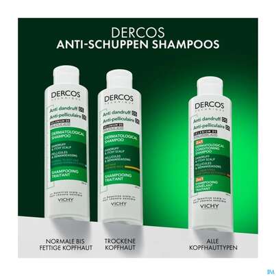 Sie sehen eine Packung Shampoon Vichy/dercos 2in1 Shampoon +conditioner 390ml, Produktbild: 05 Shampoon Vichy/dercos 2in1 Shampoon +conditioner 390ml, A-Nr.: 5847876 - 05