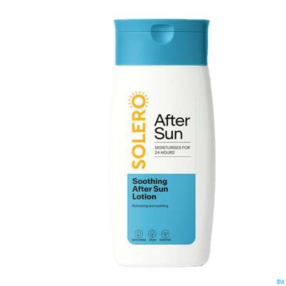 Sie sehen eine Packung Sonnenprodukte Solero After Sun Lotion Beruhigend 200ml, Produktbild: 01 Sonnenprodukte Solero After Sun Lotion Beruhigend 200ml, A-Nr.: 5917499 - 01