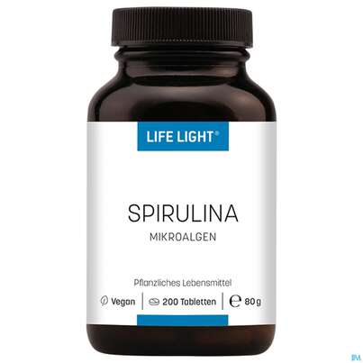 Sie sehen eine Packung Spirulina Tabl Life Light Bio 200st, Produktbild: 02 Spirulina Tabl Life Light Bio 200st, A-Nr.: 3263473 - 02