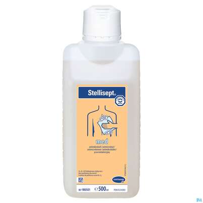 Sie sehen eine Packung Stellisept Med Antimikrob.waschlotion -sandipharma E1975665 500ml, Produktbild: 01 Stellisept Med Antimikrob.waschlotion -sandipharma E1975665 500ml, A-Nr.: 3236281 - 01