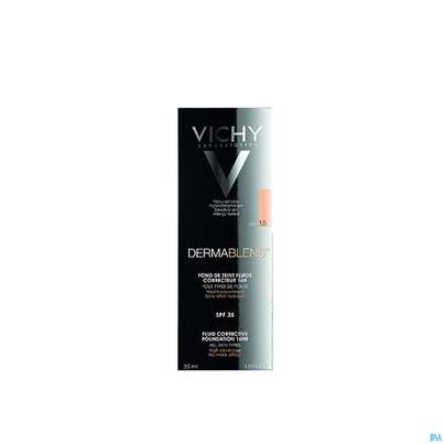 Sie sehen eine Packung Vichy Dermablend Kompakt-creme-make-up Nuance 15 Opal 9,5g, Produktbild: 02 Vichy Dermablend Kompakt-creme-make-up Nuance 15 Opal 9,5g, A-Nr.: 4150512 - 02
