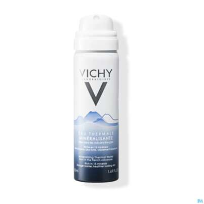 Sie sehen eine Packung Vichy Thermalwasser Spray 50ml, Produktbild: 02 Vichy Thermalwasser Spray 50ml, A-Nr.: 3971684 - 02