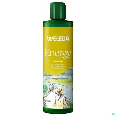 Sie sehen eine Packung Weleda Energy Shower Gel Ingwer 400ml, Produktbild: 02 Weleda Energy Shower Gel Ingwer 400ml, A-Nr.: 5909502 - 02