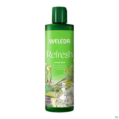 Sie sehen eine Packung Weleda Refresh Shower Cream Citrus 400ml, Produktbild: 08 Weleda Refresh Shower Cream Citrus 400ml, A-Nr.: 5909465 - 08