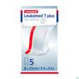 Sie sehen eine Packung Wundverband Leukomed T Plus/skin Sensitiv Folienverband +auflage Steril 8x15cm 5st, Produktbild: 02 Wundverband Leukomed T Plus/skin Sensitiv Folienverband +auflage Steril 8x15cm 5st, A-Nr.: 5267630 - 02