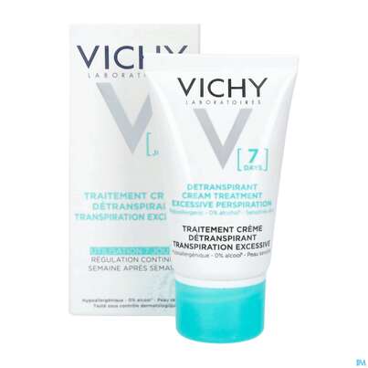 Sie sehen eine Packung Vichy Deocreme Regulierend 7 Tage Wirkung 30ml, Produktbild: 15 Vichy Deocreme Regulierend 7 Tage Wirkung 30ml, A-Nr.: 2618833 - 15