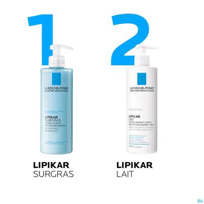 Sie sehen eine Packung La Roche Posay Koerperpflege Lipikar/surgras Konzentr.duschcreme 400ml, Produktbild: 07 La Roche Posay Koerperpflege Lipikar/surgras Konzentr.duschcreme 400ml, A-Nr.: 5356322 - 07