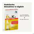 Sie sehen eine Packung D3+k2 Tabl 2000ie +100ug 120st, Produktbild: 03 D3+k2 Tabl 2000ie +100ug 120st, A-Nr.: 5296100 - 03