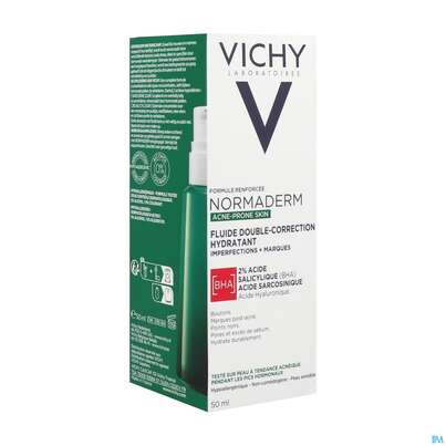 Sie sehen eine Packung Vichy Normaderm Phytosolution Pflege 2-fache-wirkung 50ml, Produktbild: 04 Vichy Normaderm Phytosolution Pflege 2-fache-wirkung 50ml, A-Nr.: 5060544 - 04