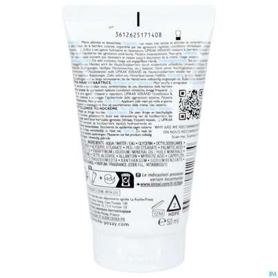 Sie sehen eine Packung La Roche Posay Koerperpflege Lipikar Xerand Handcreme 50ml, Produktbild: 07 La Roche Posay Koerperpflege Lipikar Xerand Handcreme 50ml, A-Nr.: 3815286 - 07