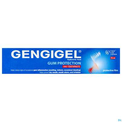 Sie sehen eine Packung Zahnpaste Gengigel 75ml, Produktbild: 01 Zahnpaste Gengigel 75ml, A-Nr.: 5826331 - 01