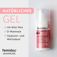 Sie sehen eine Packung femidoc® MANNOSE GEL, Produktbild: 07 femidoc® MANNOSE GEL, A-Nr.: 5739543 - 07