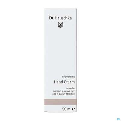 Sie sehen eine Packung Dr. Hauschka Regeneration Handbalsam 50ml, Produktbild: 01 Dr. Hauschka Regeneration Handbalsam 50ml, A-Nr.: 4612591 - 01