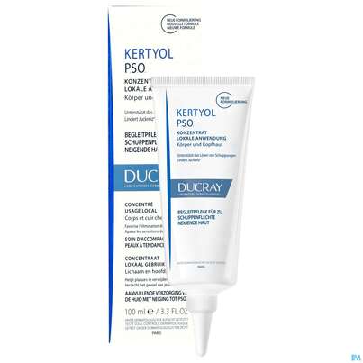 Sie sehen eine Packung Ducray Kertyol P.s.o. Konzentrat Zur Lokalen Anwendung Bei Psoriasis 100ml, Produktbild: 08 Ducray Kertyol P.s.o. Konzentrat Zur Lokalen Anwendung Bei Psoriasis 100ml, A-Nr.: 5606316 - 08