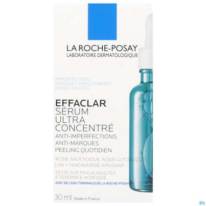 Sie sehen eine Packung La Roche Posay Gesichtspflege Effaclar Serum Hochkonzentriert 30ml, Produktbild: 02 La Roche Posay Gesichtspflege Effaclar Serum Hochkonzentriert 30ml, A-Nr.: 5342604 - 02